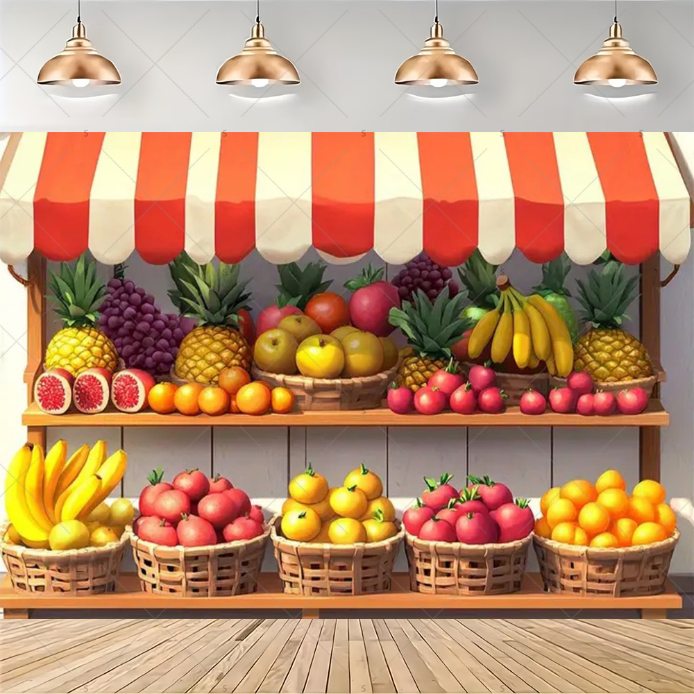 Colorful Supermarket Shelf Bac - Party Event Supply Store avis et prix