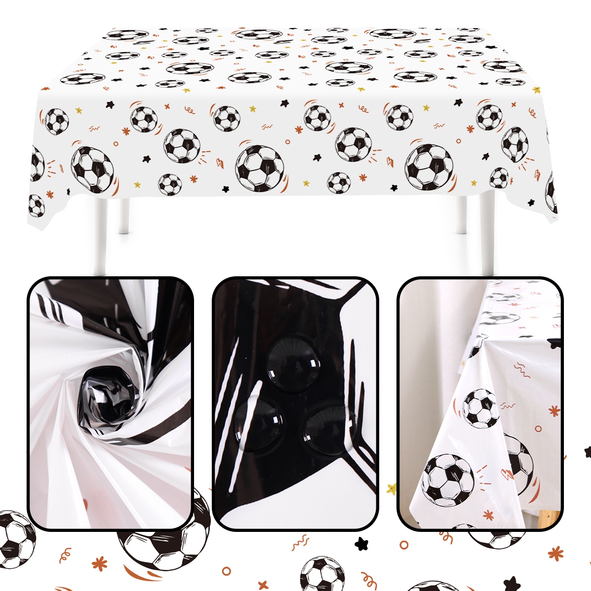 183x137cm Soccer Theme Disposa - Table Cloth Disposable avis et prix