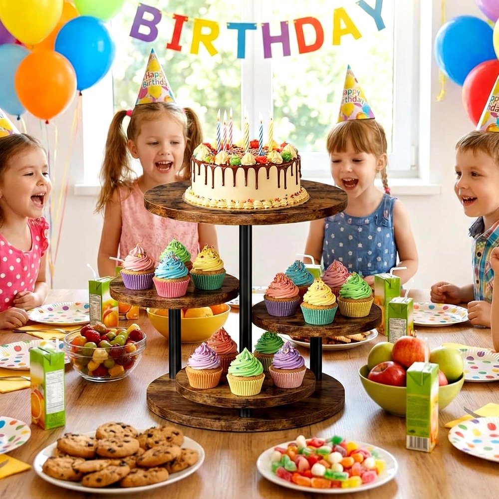 4 Tier Cupcake Stand for 50 Cu - Cupcake Stand Tier avis et prix