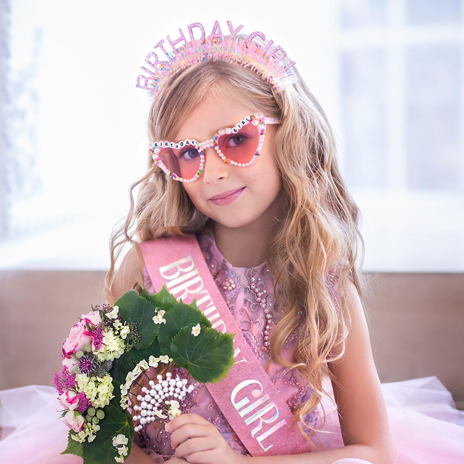 Birthday Girl Headband Sash Su - Birthday Sash Glitter avis et prix