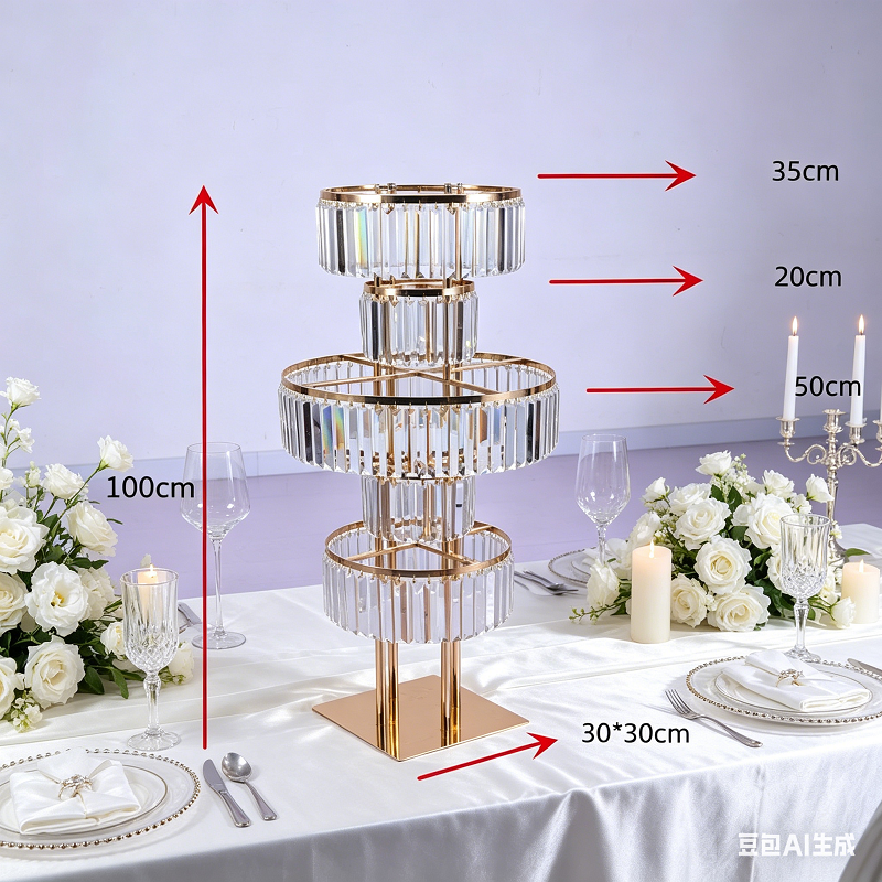 4 PCS Flower Rack Crystal Road - Party Event Supply Store avis et prix