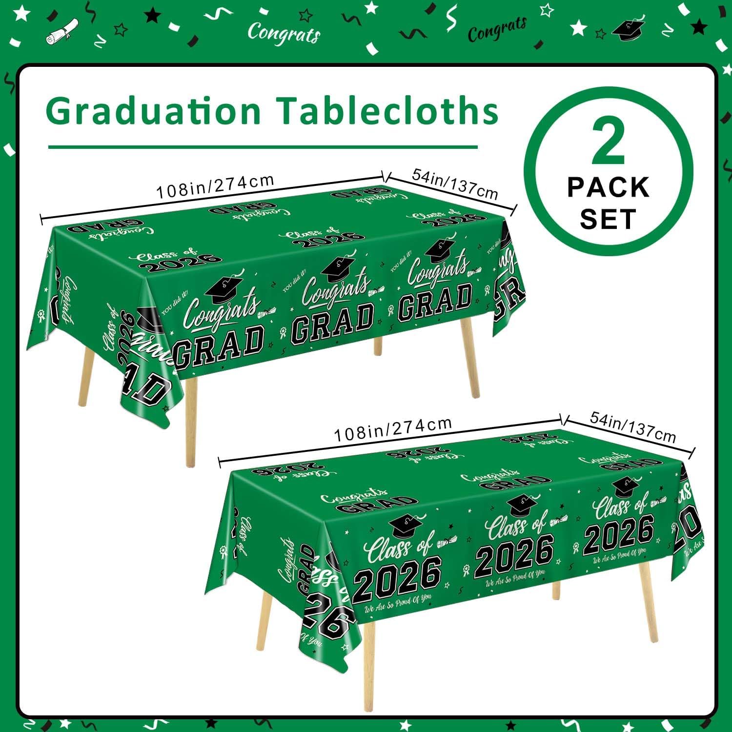 Graduation Decorations 2026, C - Table Cloth Disposable avis et prix
