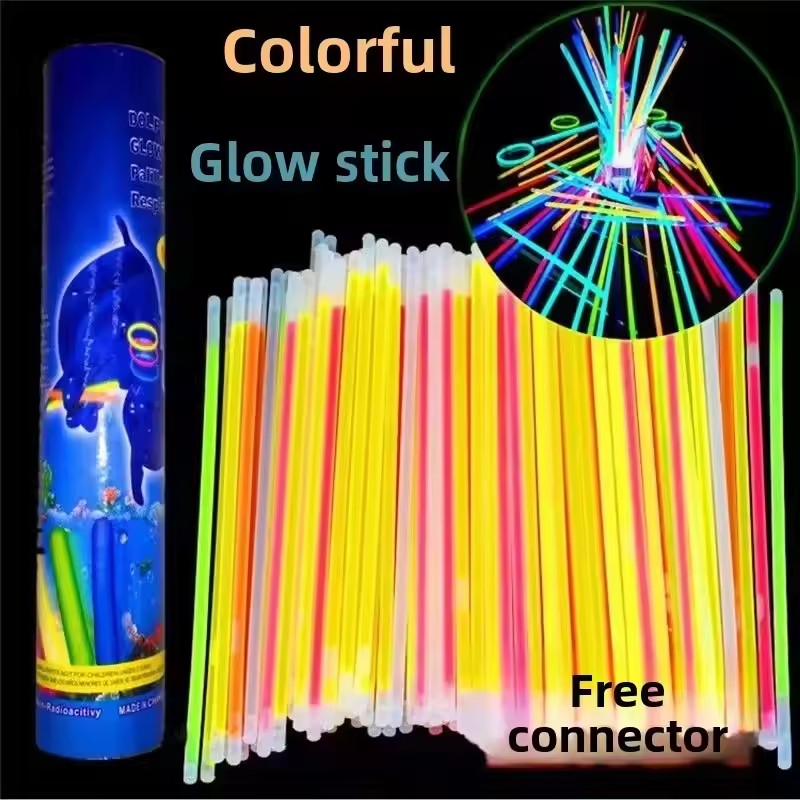 50/100Pcs Fluorescence Sticks  - Cotton Candy Cone avis et prix