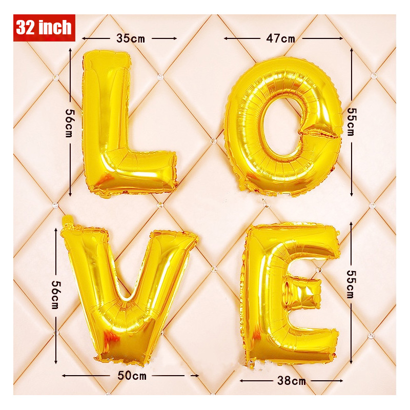 16 32 40 Inch Foil Letter Ball - Event Z avis et prix