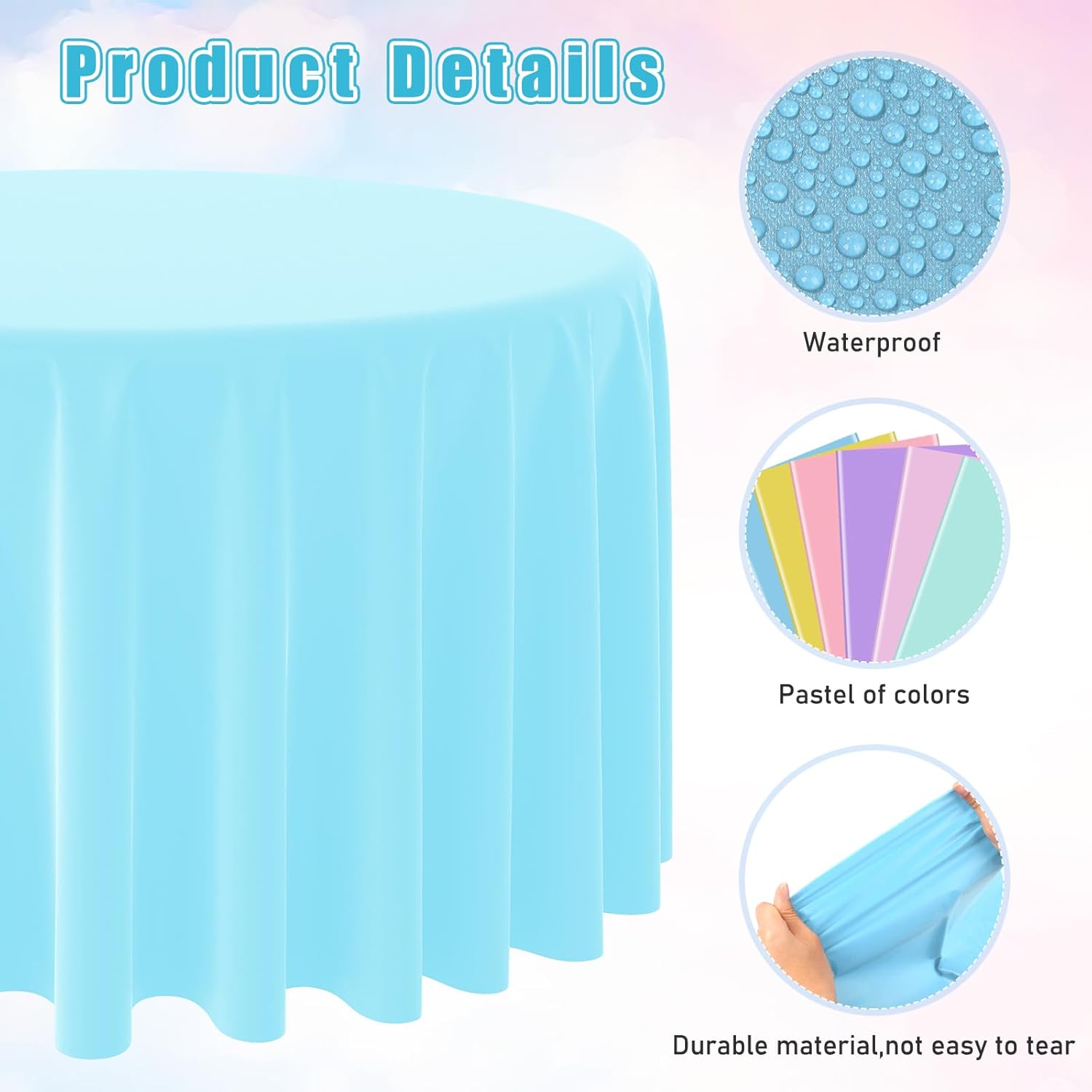 Disposable Round Solid Color T - Table Cloth Disposable avis et prix