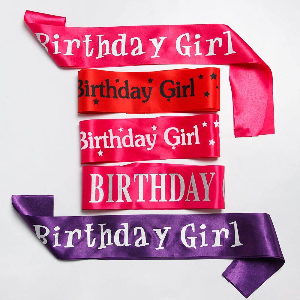 Birthday Girl Glitter Satin Sa - Birthday Sash Glitter avis et prix