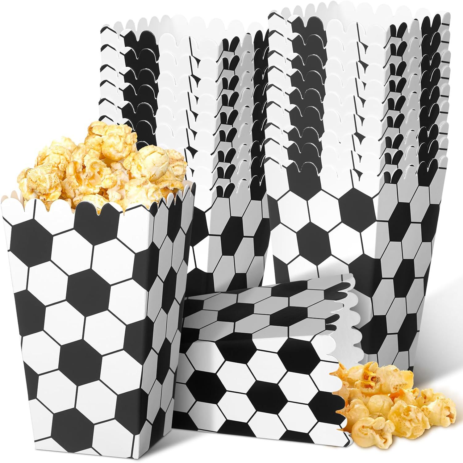 6/18Pcs  Football Popcorn Boxe - Event Party Box avis et prix