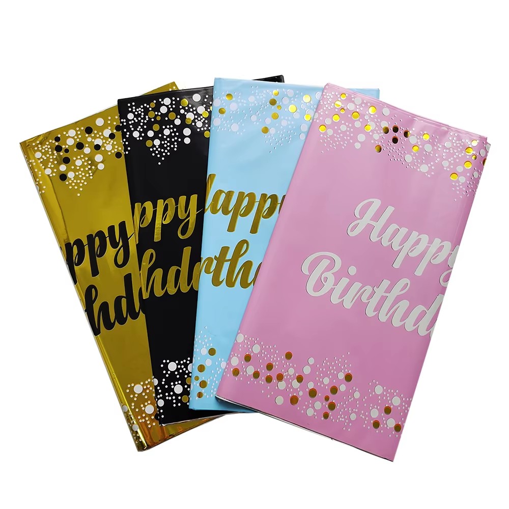 Happy Birthday Disposable Tabl - Table Cloth Disposable avis et prix