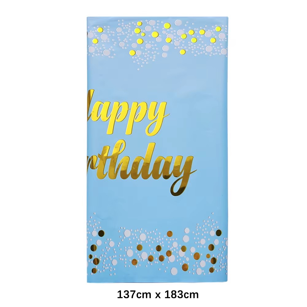 Happy Birthday Disposable Tabl - Table Cloth Disposable avis et prix