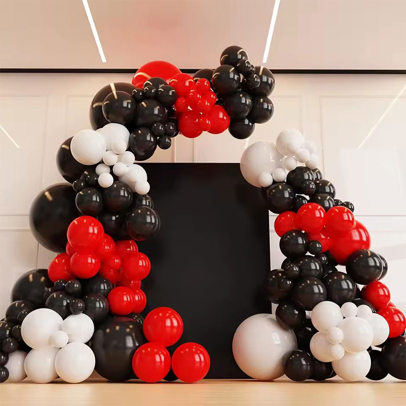 98Pcs Red and Black Balloons W - Balloon Arch Kit avis et prix