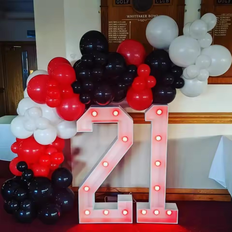 98Pcs Red and Black Balloons W - Balloon Arch Kit avis et prix