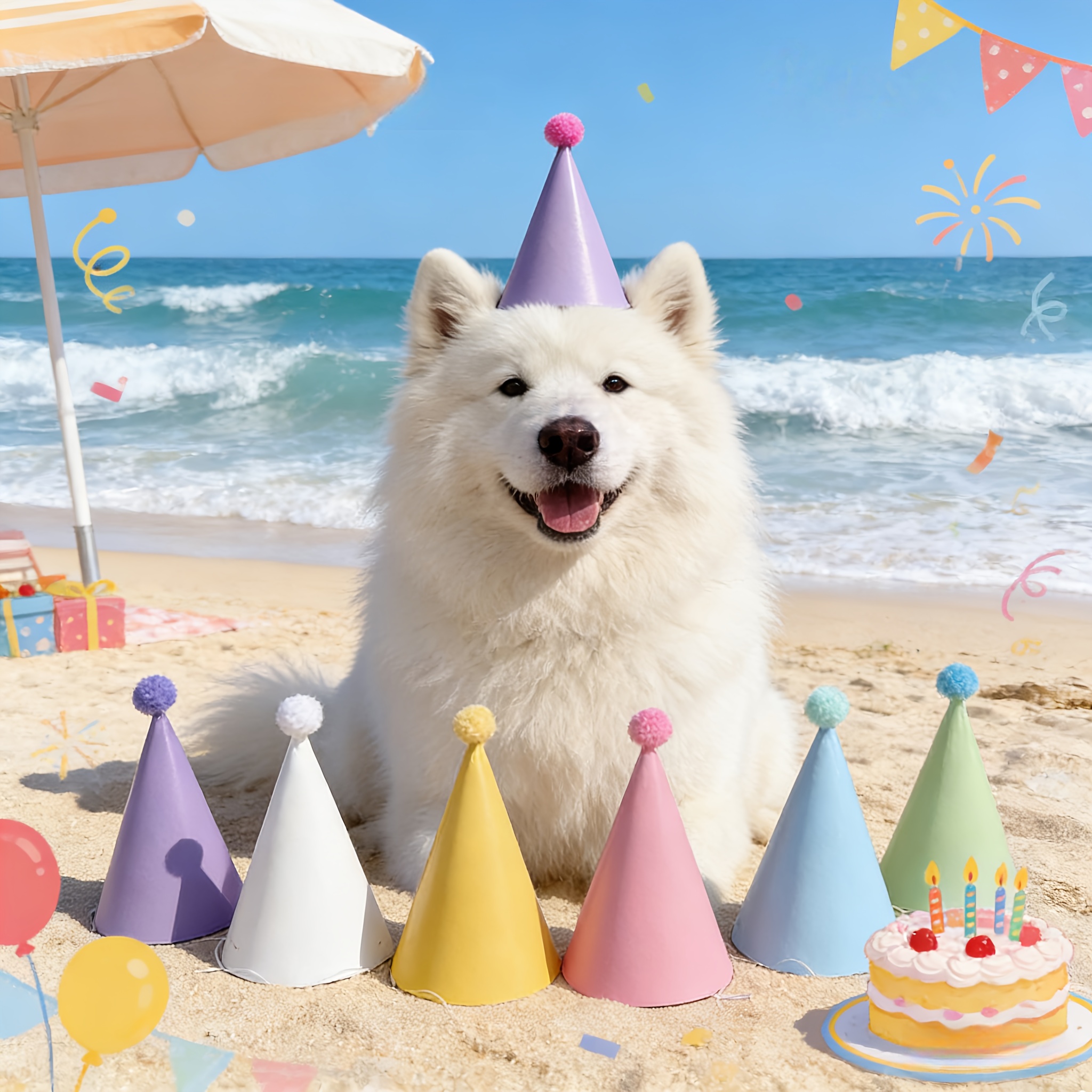 5/10 colorful birthday party h - Party Hat Cone avis et prix