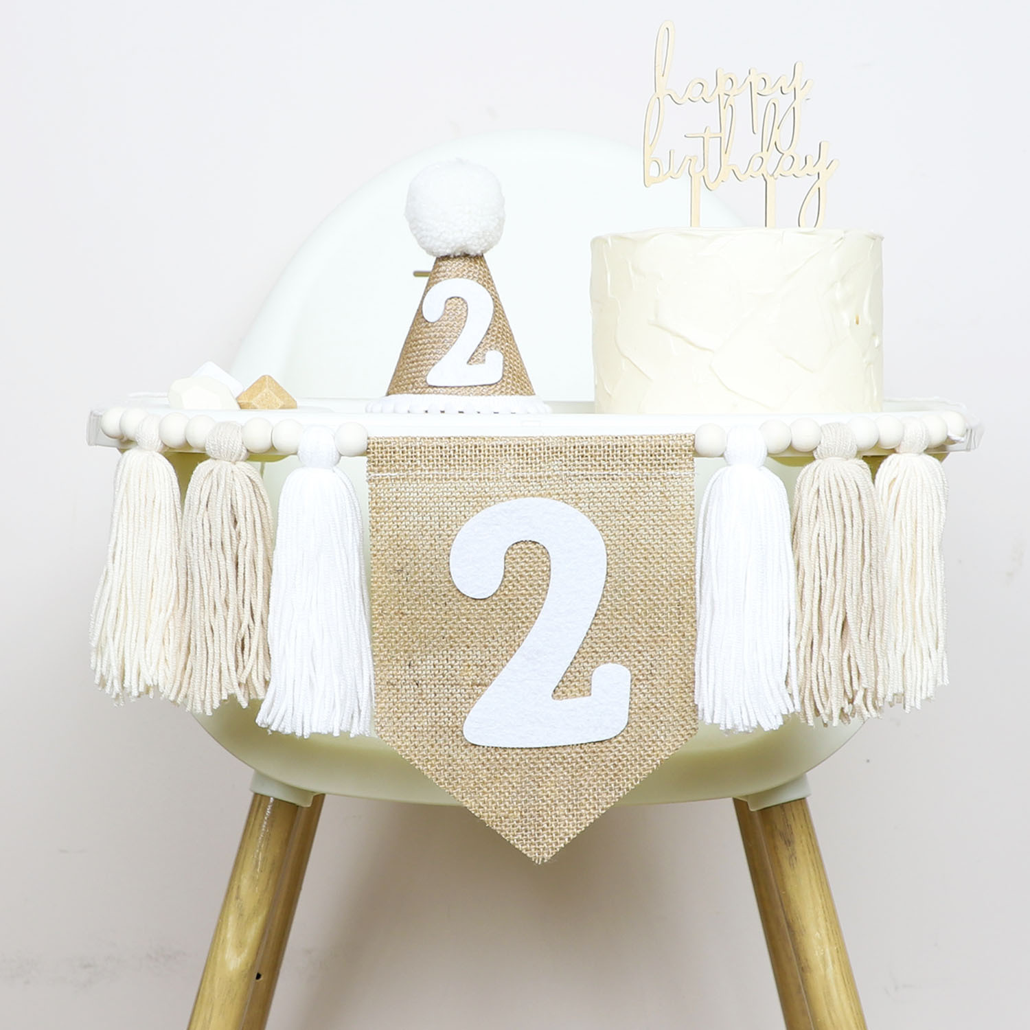 Birthday High Chair Banner Han - Party Hat Cone avis et prix