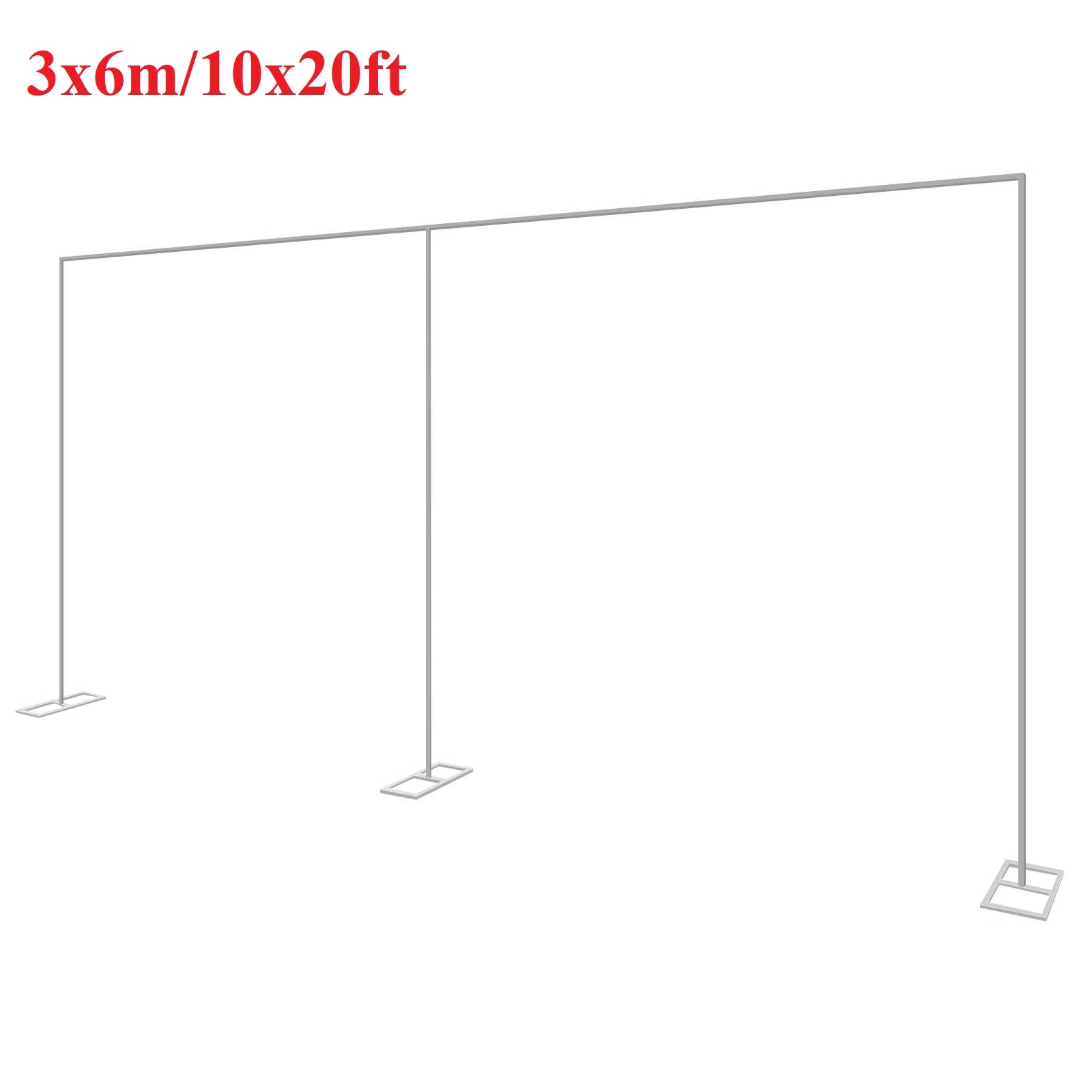 3x6m/10x20ft Metal Wedding Arc - Balloon Arch Kit avis et prix
