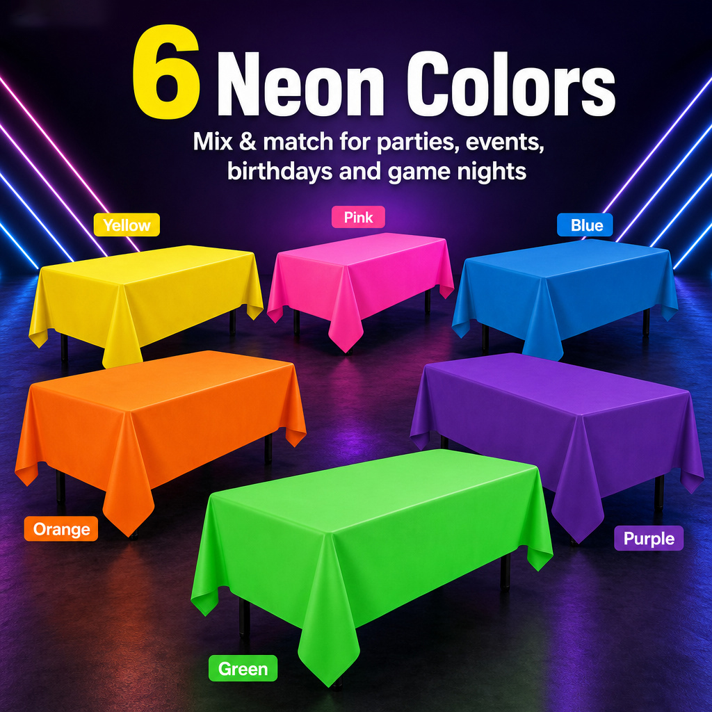 Thickened Macaron Fluorescent  - Table Cloth Disposable avis et prix