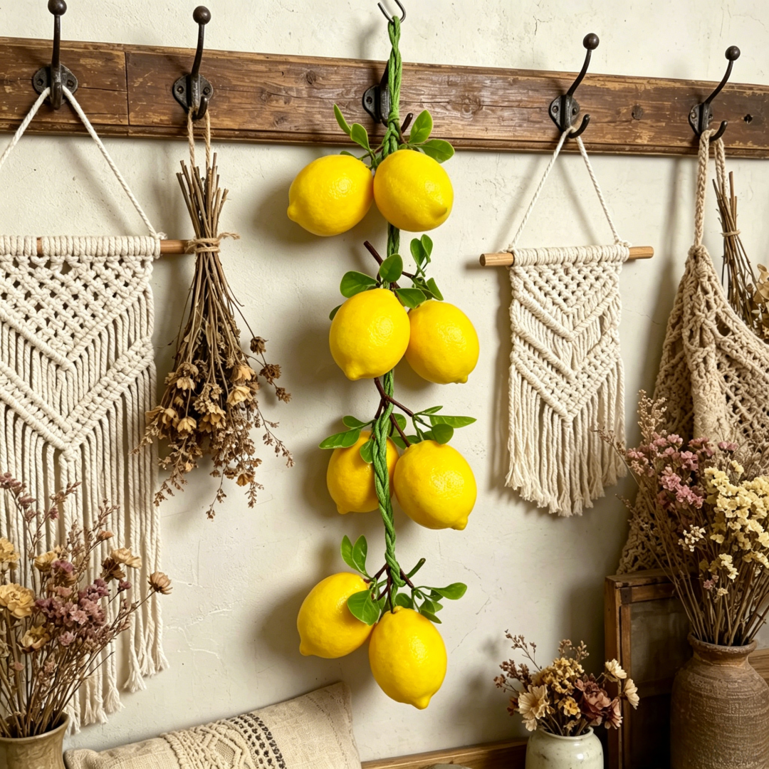 Artificial lemon skewers, Real - Centerpiece Stick avis et prix