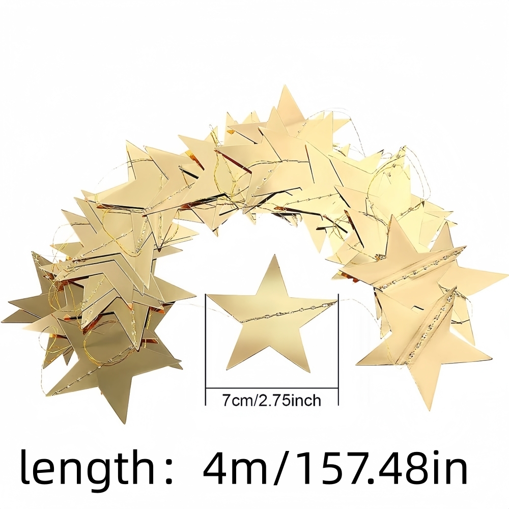 1pc 4m/157.48inch Gold Silver  - Party Banner Gold avis et prix