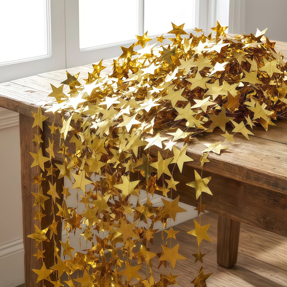 1pc 4m/157.48inch Gold Silver  - Party Banner Gold avis et prix