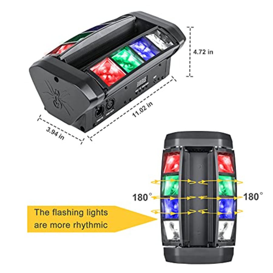 RGBW Moving Head DJ Light LED  - Event Party Dj avis et prix