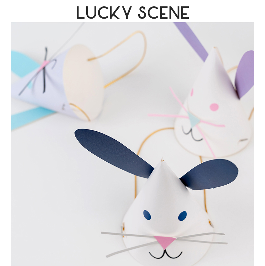 Bunny Ears Birthday Hat Cute B - Party Hat Cone avis et prix