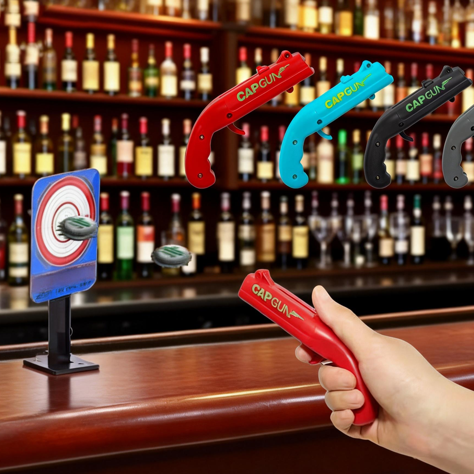 3PC Cap Gun Shooting Bottle Op - Event Launch Party avis et prix