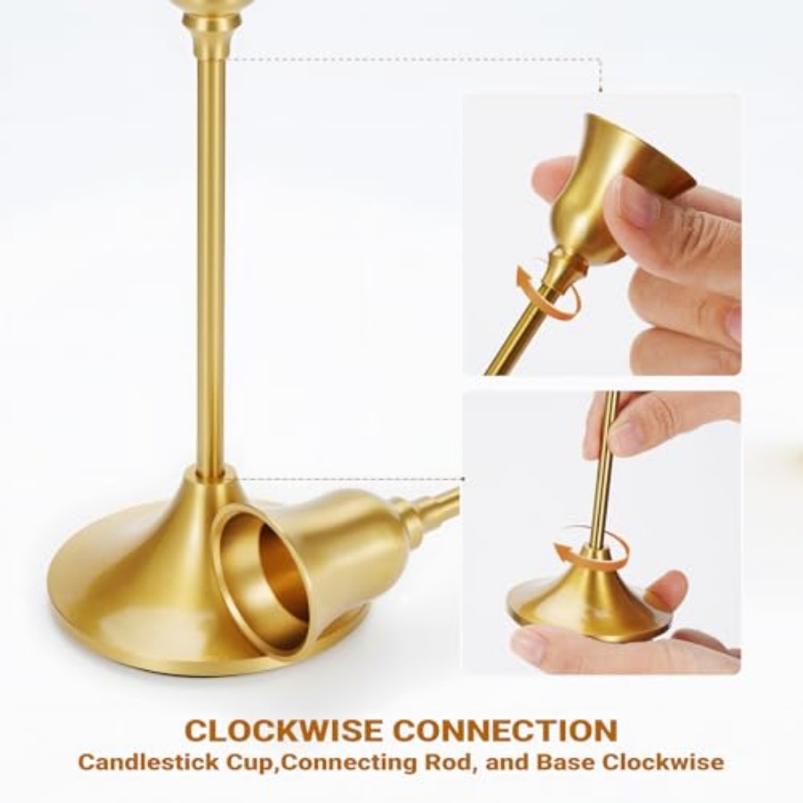 Taper Candle Stick Holder - 3P - Centerpiece Stick avis et prix