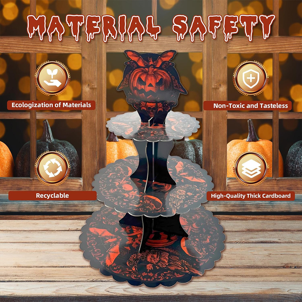 Halloween Cake Stand Pumpkin B - Cupcake Stand Tier avis et prix