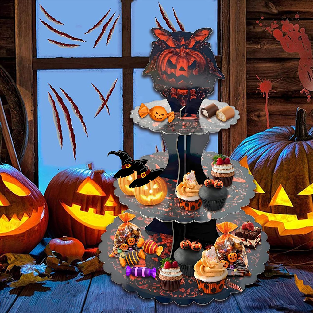 Halloween Cake Stand Pumpkin B - Cupcake Stand Tier avis et prix