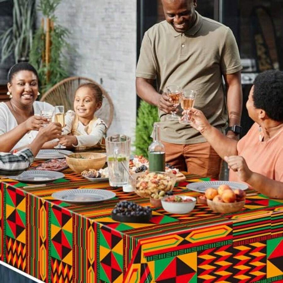 3 Packs African Print Disposab - Table Cloth Disposable avis et prix