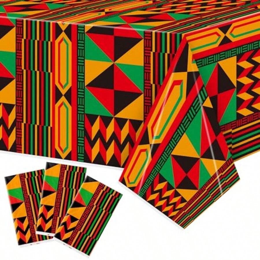 3 Packs African Print Disposab - Table Cloth Disposable avis et prix