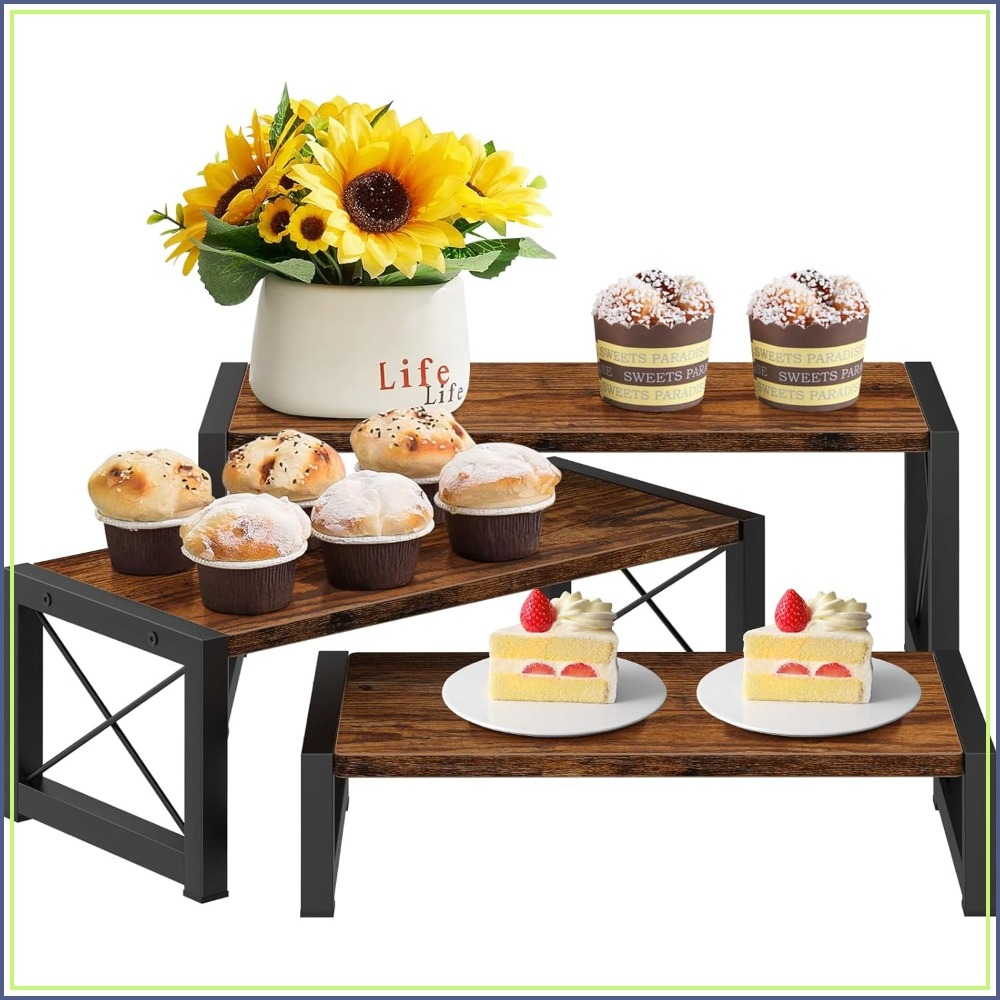 3 Tier Cupcake Stand & Wood Di - Cupcake Stand Tier avis et prix