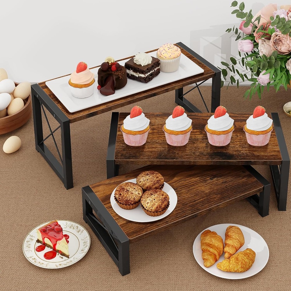 3 Tier Cupcake Stand & Wood Di - Cupcake Stand Tier avis et prix