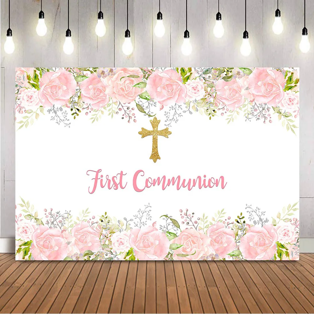 First Holy Communion Birthday  - Dessert Table Backdrop avis et prix