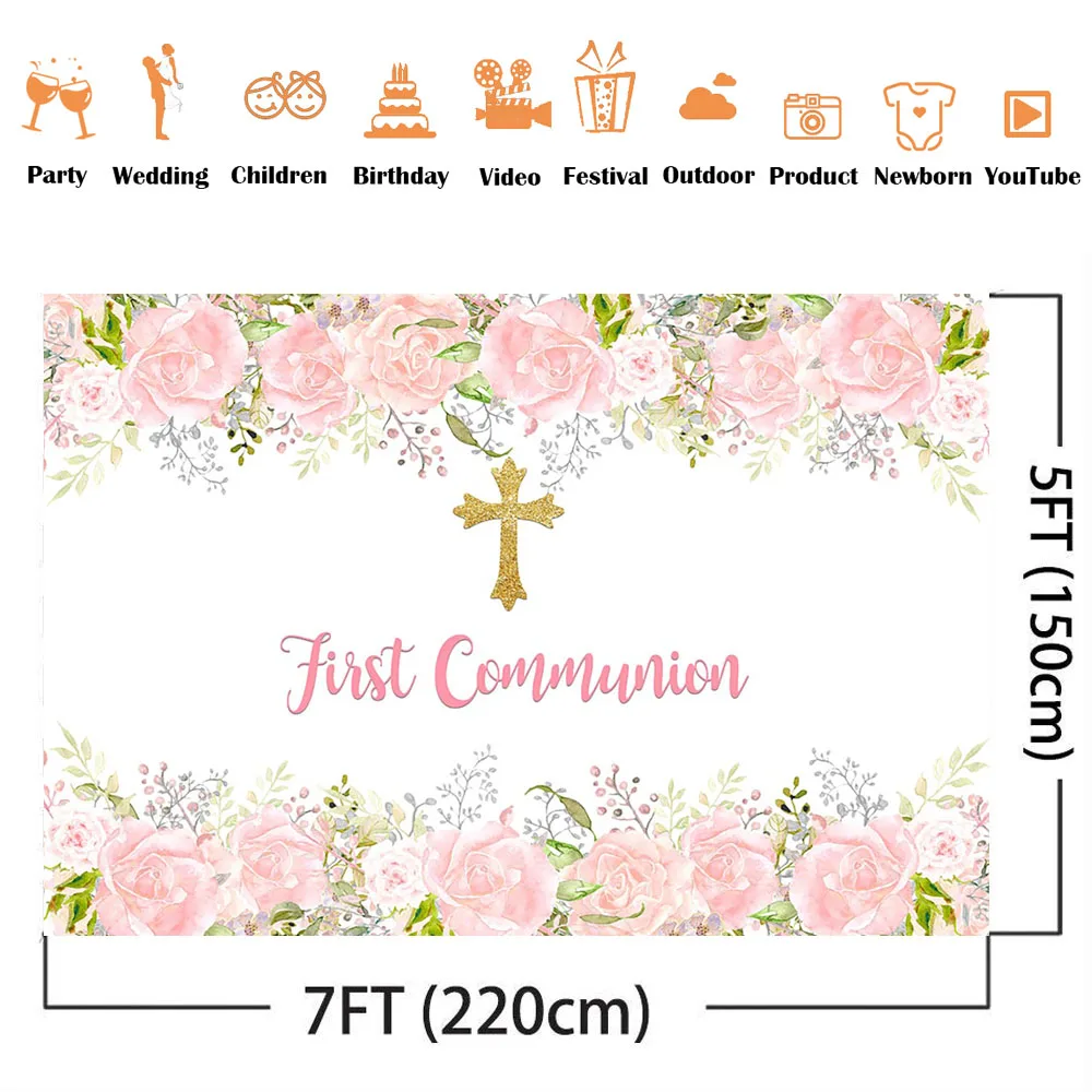 First Holy Communion Birthday  - Dessert Table Backdrop avis et prix