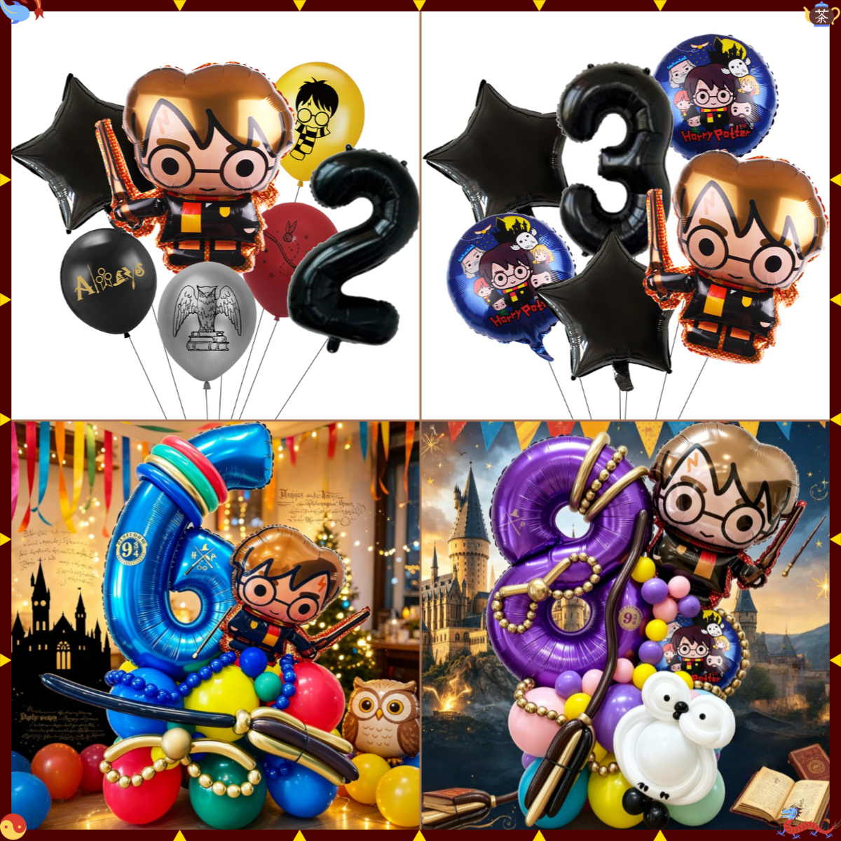 Cartoon Magic Academy Balloon  - Balloon Arch Kit avis et prix