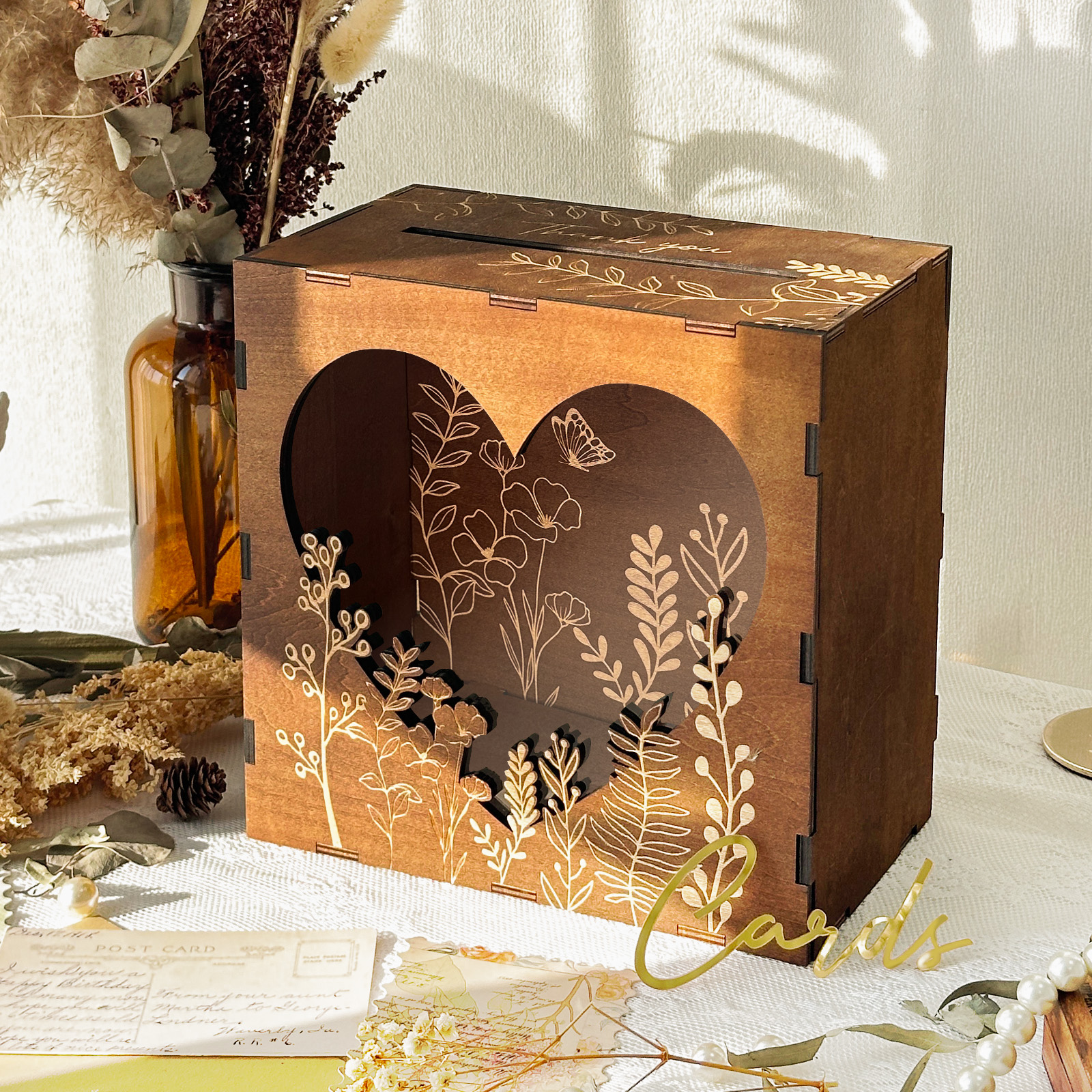 OurWarm Heart Window Card Box, - Event Party Box avis et prix